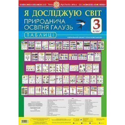 Я досліджую світ. Природнича освітня галузь. 3 клас Зображення