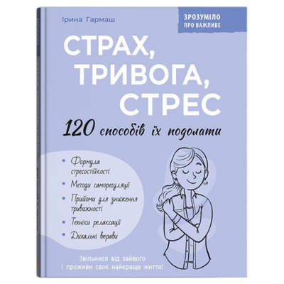 Страх, тривога, стрес. 120 способів їх подолати Зображення
